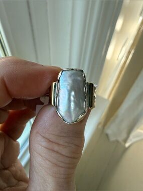 Sterling Pearl ring
